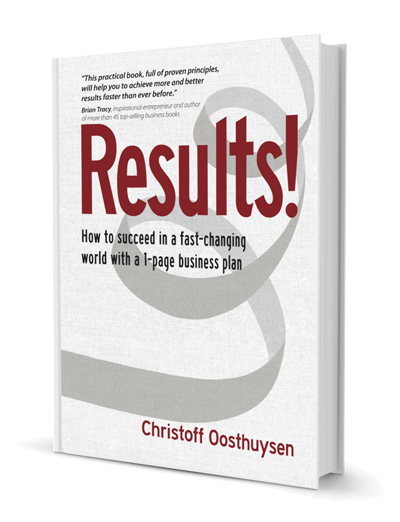 Results! How to succeed in a fast-changing world with a 1-page business plan